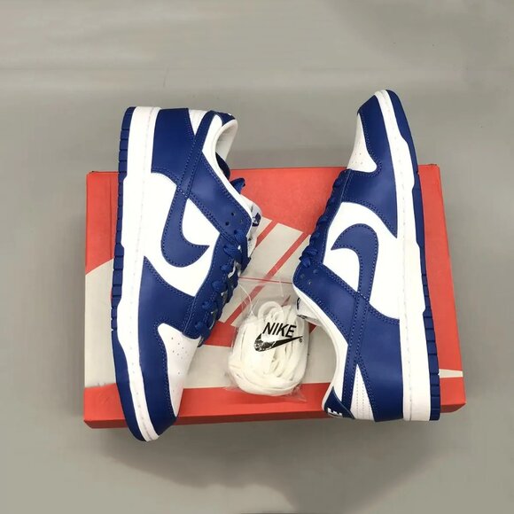 Amazon.com | Nike Dunk Low Men Nike Dunk Low Retro Sneaker Blue EU 36.5